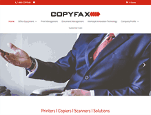 Tablet Screenshot of copyfax.com